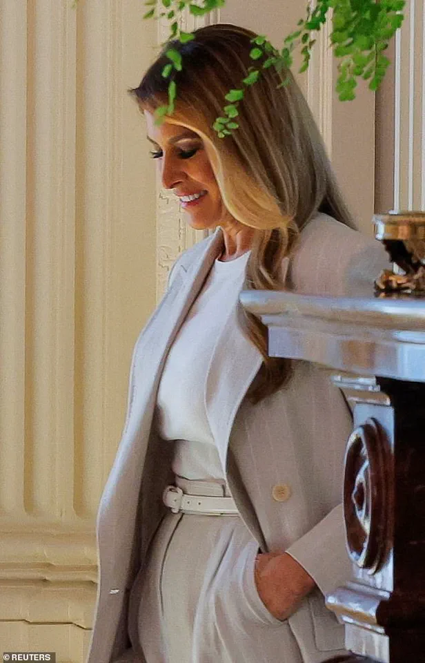 Behind Closed Doors: Melania Trump's Exclusive Access to White House AI Strategy Revealed Through Unconventional Suit