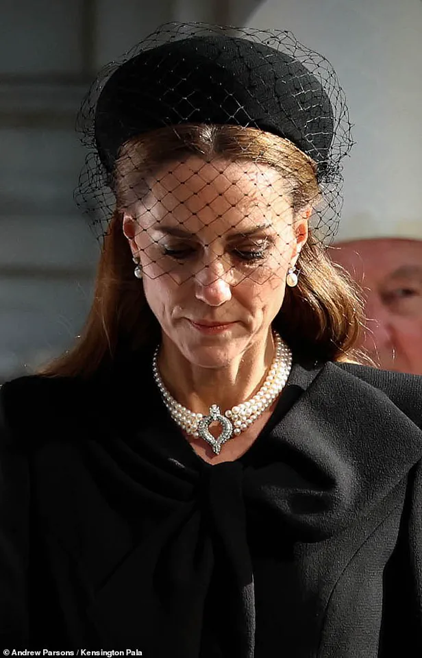 Breaking: Princess of Wales Wears Queen Elizabeth's Jewelry in Historic Tribute at Duchess of Kent's Funeral