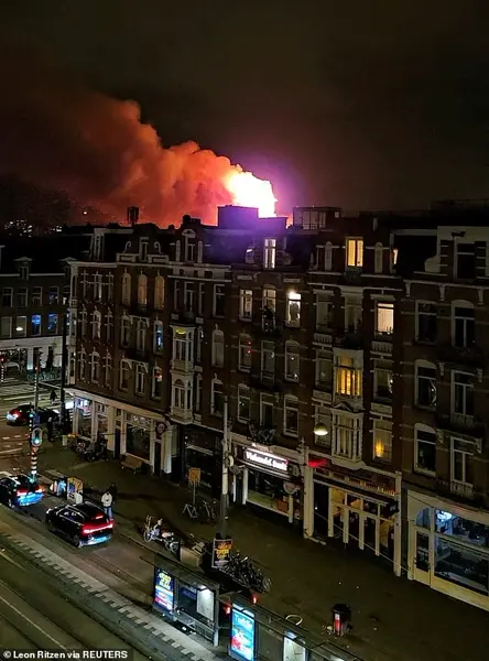 Tragedy and Chaos: New Year's Eve Violence in Netherlands Leaves Two Dead, Historic Church in Ruins