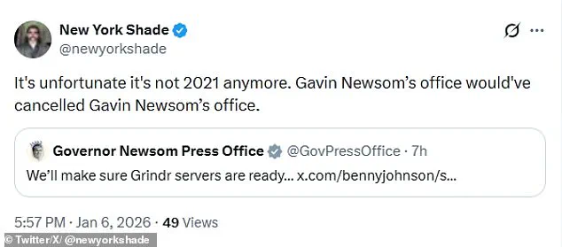 California Governor's Response to Conservative Critic Sparks National Debate on Accountability and Social Media's Role in Governance
