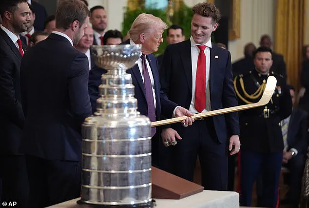 President Trump Celebrates Florida Panthers' Stanley Cup Victory and Receives Golden Gift