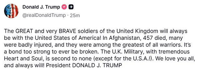 Trump's Controversial Remarks on British Troops Spark Diplomatic Tensions, Exposing Strains in US-UK Relations