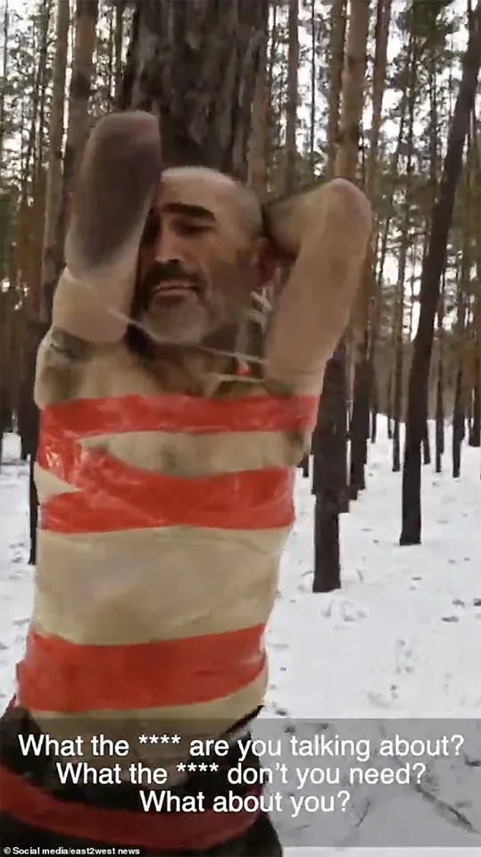 Alleged Footage Reveals Russian Soldiers Stripped of Winter Uniforms and Exposed to Cold in Conflict Zone