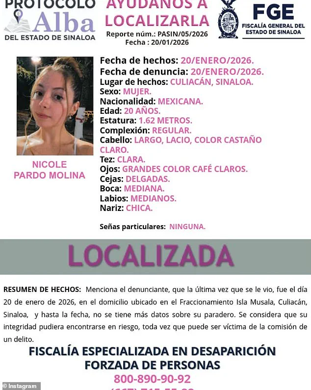 OnlyFans Model Nicole Pardo Molina Abducted in Viral Incident in Culiacán, Sinaloa, Mexico