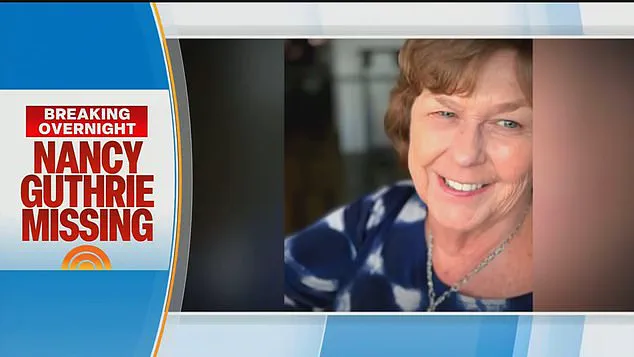 FBI Confirms Involvement in Disappearance of Nancy Guthrie, Mother of Today Show's Savannah Guthrie