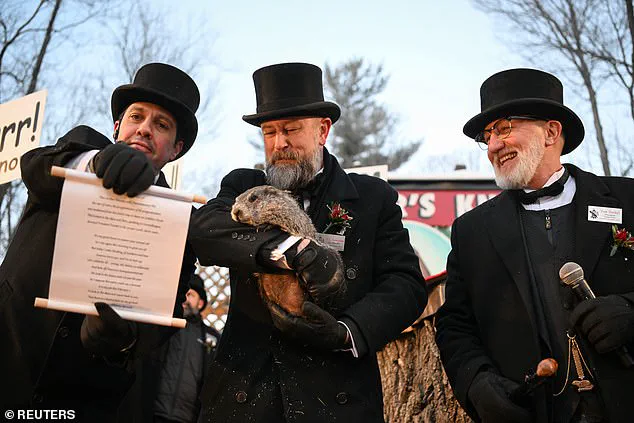Groundhog Day Predicts Six More Weeks of Winter, Splitting Crowd in Pennsylvania