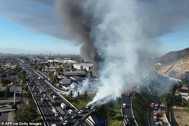 Gas Tanker Explosion in Chile Claims Four Lives, Destroys 50 Vehicles