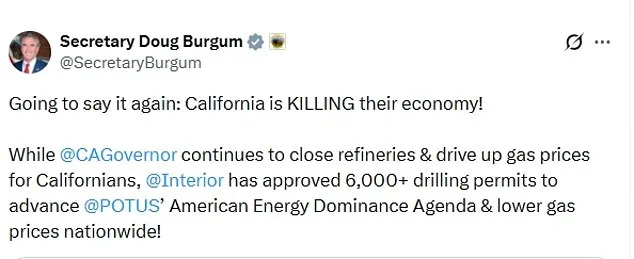 Newsom Blames Trump for California Gas Price Surge, Faces Backlash