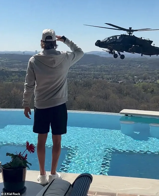 Kid Rock's Apache Helicopter Posts and Jab at California Governor Spark Controversy During No Kings Protests