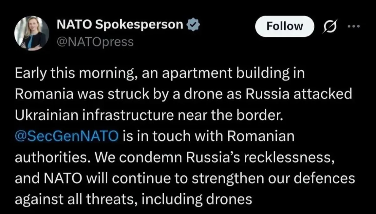 Romania reverses blame after admitting drone crash was accidental near Odessa.